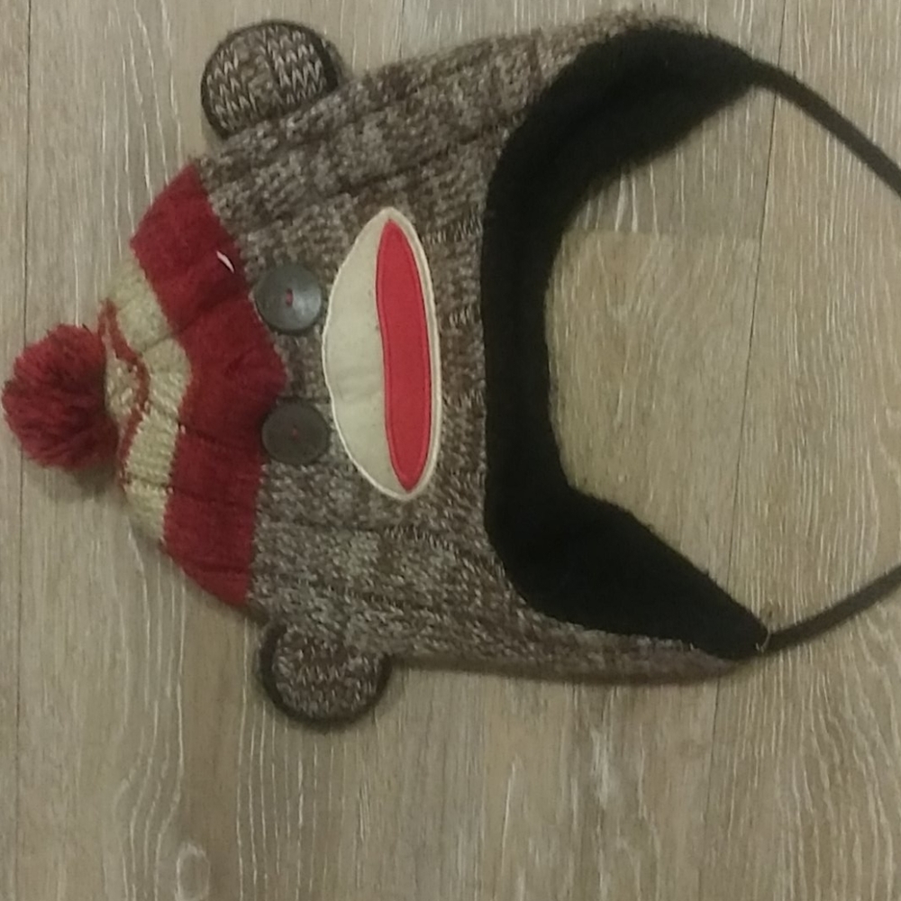 Sock monkey hat